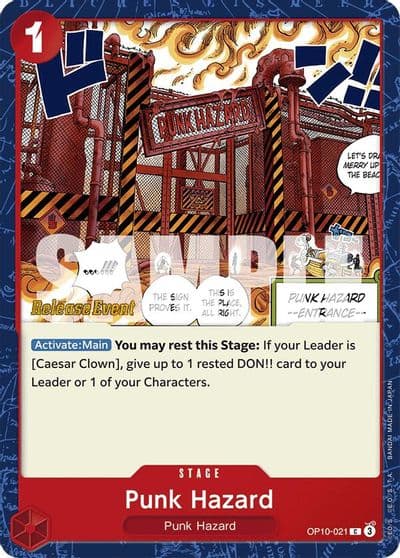 Punk Hazard Royal Blood Release Event Cards One Piece card