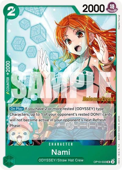 Nami 033 Royal Blood Release Event Cards One Piece card
