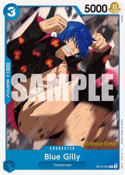 Blue Gilly Royal Blood Release Event Cards One Piece card