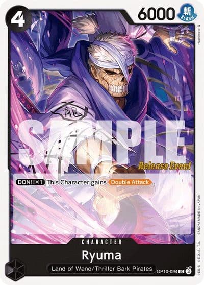 Ryuma Royal Blood Release Event Cards One Piece card