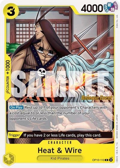 Heat and Wire Royal Blood Release Event Cards One Piece card