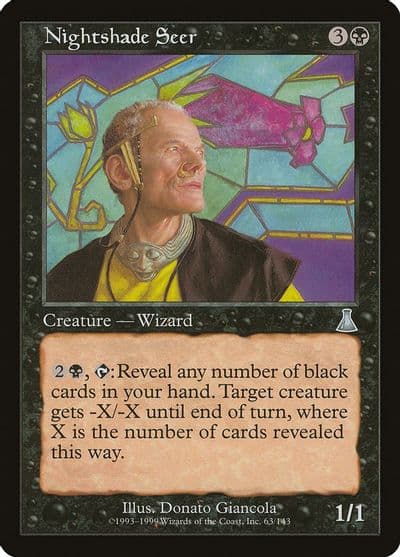 Nightshade Seer Urza's Destiny Magic card