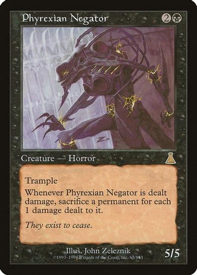 Phyrexian Negator Urza's Destiny Magic card