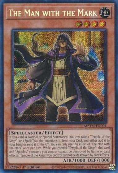 The Man with the Mark Maze of the Master Yu-Gi-Oh! card