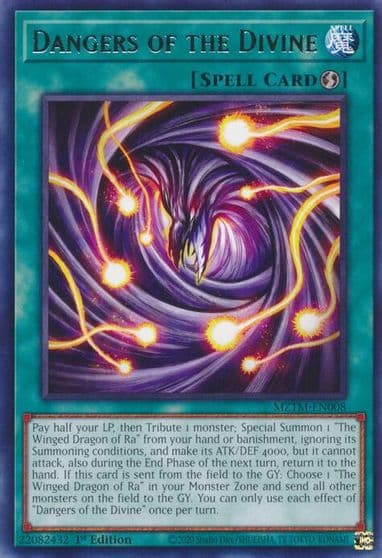 Dangers of the Divine Maze of the Master Yu-Gi-Oh! card