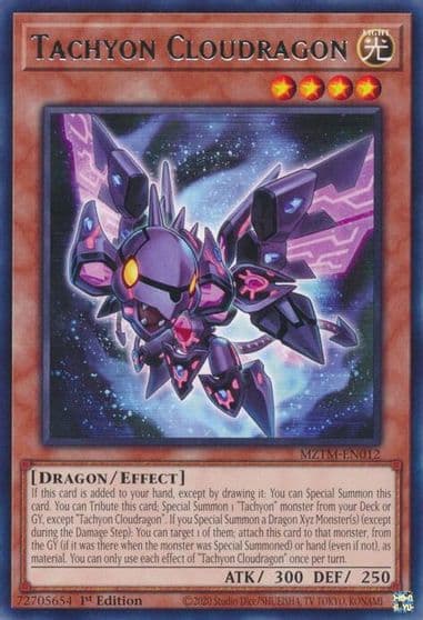 Tachyon Cloudragon Maze of the Master Yu-Gi-Oh! card