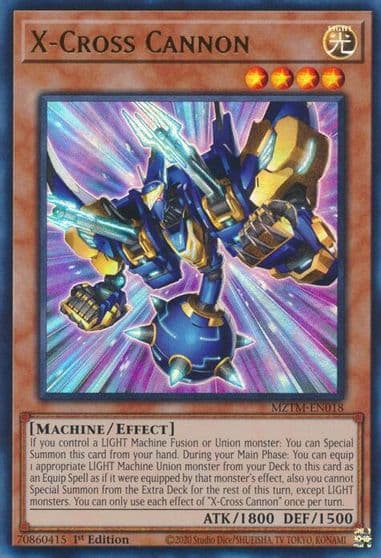 X Cross Cannon Maze of the Master Yu-Gi-Oh! card