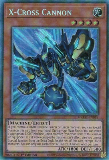 X Cross Cannon CR Maze of the Master Yu-Gi-Oh! card