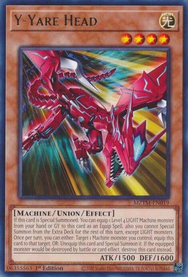 Y Yare Head Maze of the Master Yu-Gi-Oh! card