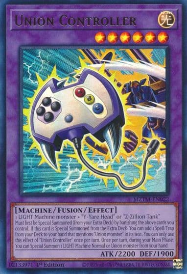 Union Controller Maze of the Master Yu-Gi-Oh! card