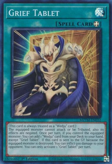 Grief Tablet Maze of the Master Yu-Gi-Oh! card