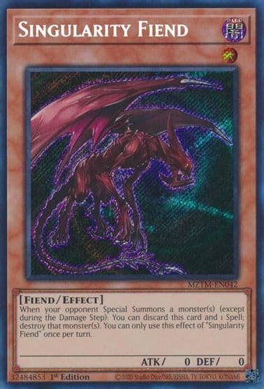 Singularity Fiend Maze of the Master Yu-Gi-Oh! card