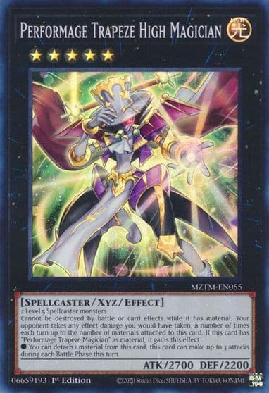 Performage Trapeze High Magician Maze of the Master Yu-Gi-Oh! card