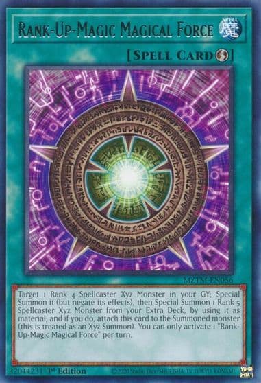 Rank Up Magic Magical Force Maze of the Master Yu-Gi-Oh! card