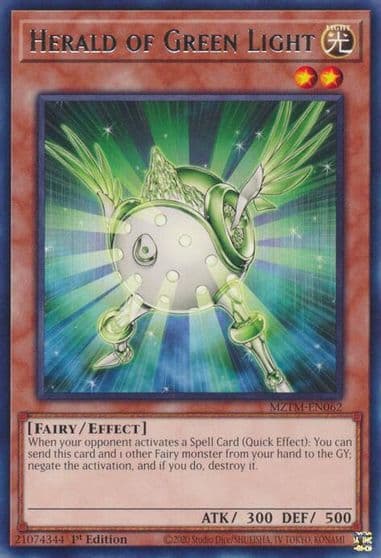 Herald of Green Light Maze of the Master Yu-Gi-Oh! card