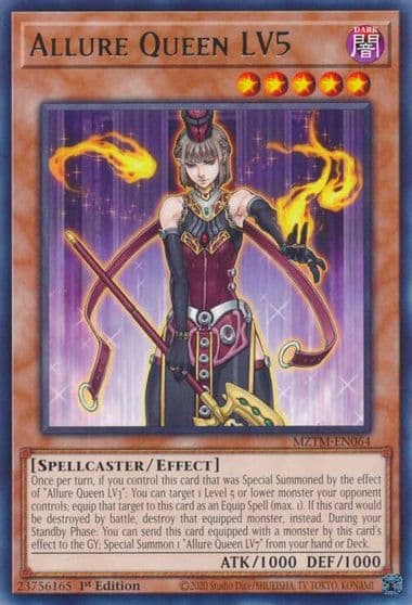 Allure Queen LV5 Maze of the Master Yu-Gi-Oh! card