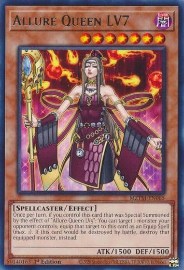 Allure Queen LV7 Maze of the Master Yu-Gi-Oh! card