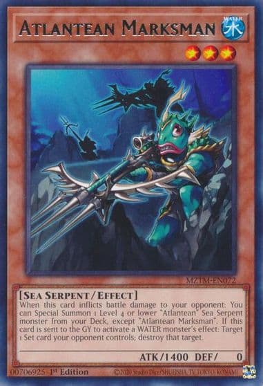 Atlantean Marksman Maze of the Master Yu-Gi-Oh! card
