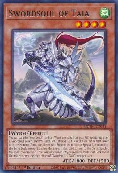 Swordsoul of Taia Maze of the Master Yu-Gi-Oh! card