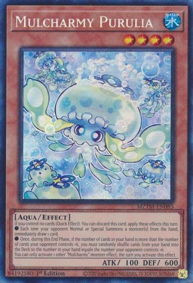 Mulcharmy Purulia CR Maze of the Master Yu-Gi-Oh! card