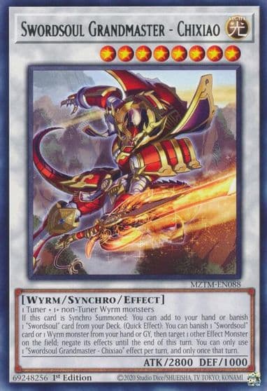 Swordsoul Grandmaster Chixiao Maze of the Master Yu-Gi-Oh! card