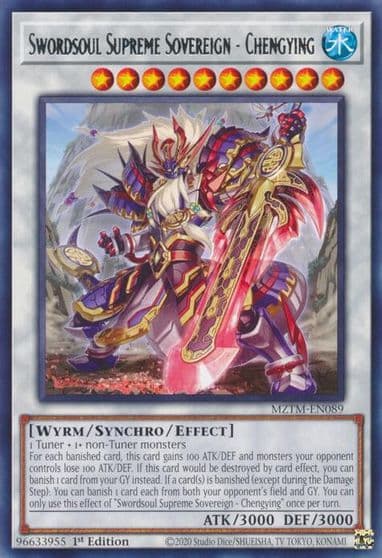 Swordsoul Supreme Sovereign Chengying Maze of the Master Yu-Gi-Oh! card