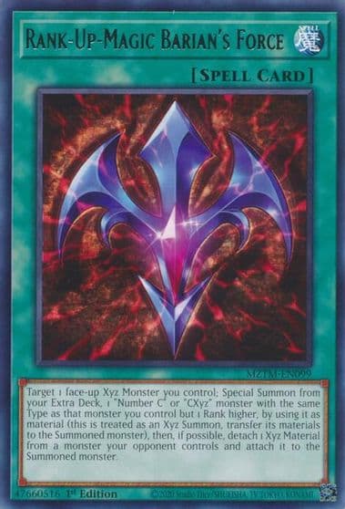 Rank Up Magic Barians Force Maze of the Master Yu-Gi-Oh! card