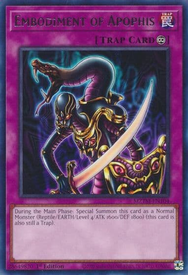 Embodiment of Apophis Maze of the Master Yu-Gi-Oh! card