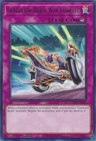 Gladiator Beast War Chariot Maze of the Master Yu-Gi-Oh! card