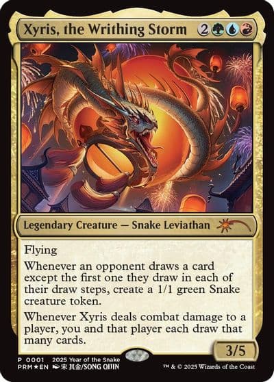 Xyris the Writhing Storm Year of the Snake 2025 Standard Showdown Promos Magic card