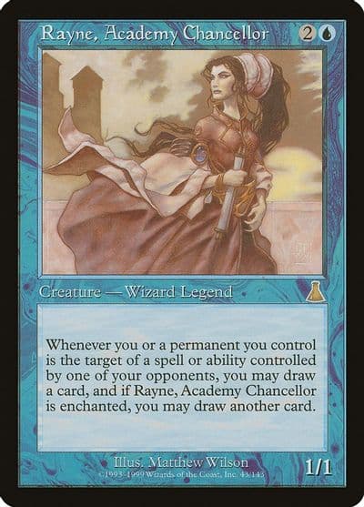 Rayne Academy Chancellor Urza's Destiny Magic card