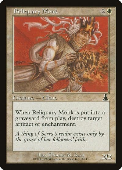 Reliquary Monk Urza's Destiny Magic card
