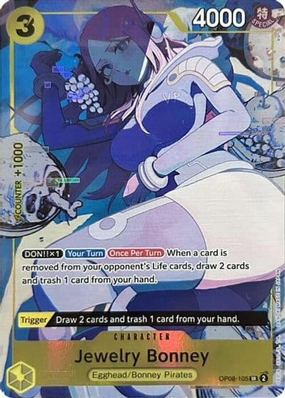 Jewelry Bonney Illustration Box EX One Piece Promotion Cards One Piece card