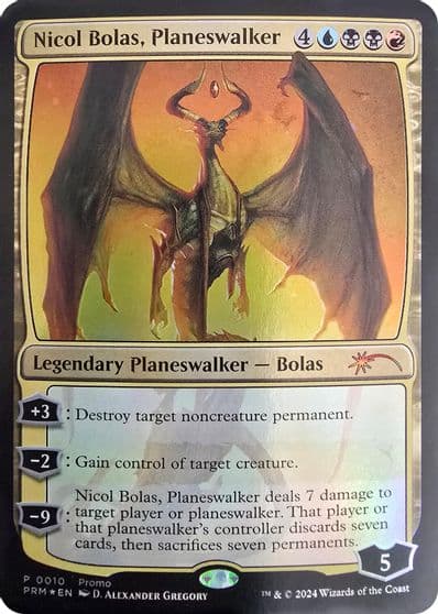 Nicol Bolas Planeswalker Unique and Miscellaneous Promos Magic card