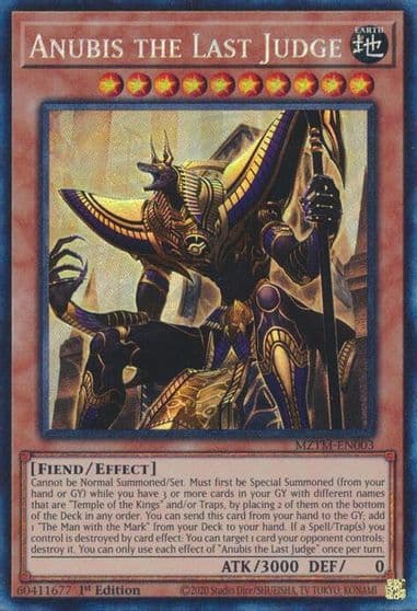 Anubis the Last Judge CR Maze of the Master Yu-Gi-Oh! card