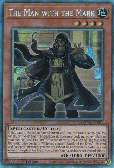 The Man with the Mark CR Maze of the Master Yu-Gi-Oh! card