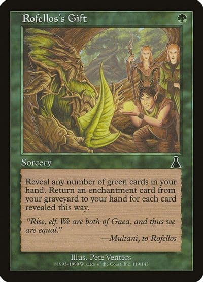 Rofelloss Gift Urza's Destiny Magic card