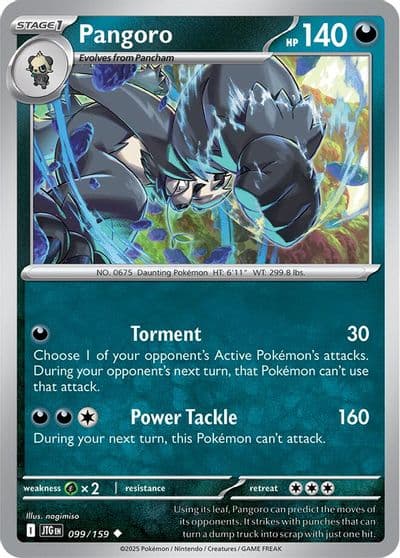 Pangoro SV09: Journey Together Pokemon card
