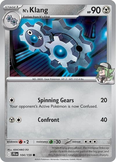 N's Klang SV09: Journey Together Pokemon card