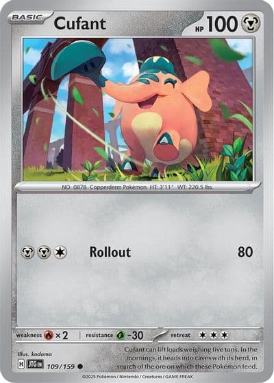 Cufant SV09: Journey Together Pokemon card