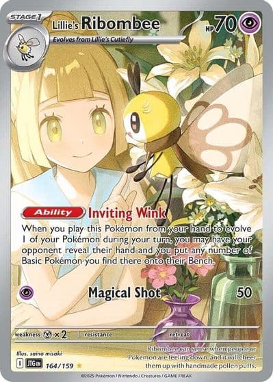 Lillie's Ribombee SV09: Journey Together Pokemon card