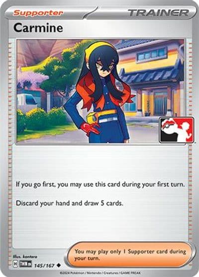 Carmine Prize Pack Series Cards Pokemon card