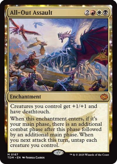All Out Assault Tarkir: Dragonstorm Magic card