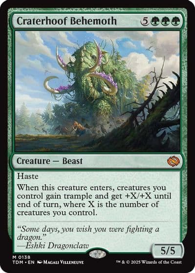 Craterhoof Behemoth Tarkir: Dragonstorm Magic card