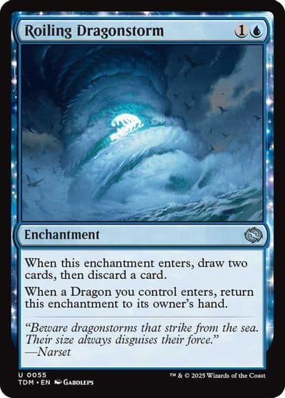 Roiling Dragonstorm Tarkir: Dragonstorm Magic card