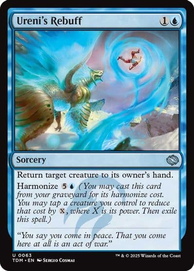 Urenis Rebuff Tarkir: Dragonstorm Magic card