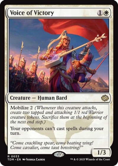 Voice of Victory Tarkir: Dragonstorm Magic card