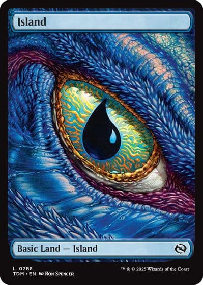 Island 0288 Tarkir: Dragonstorm Magic card