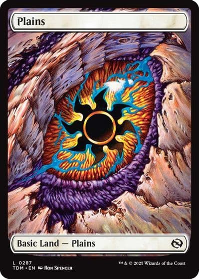 Plains 0287 Tarkir: Dragonstorm Magic card
