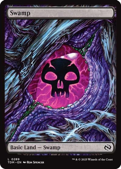 Swamp 0289 Tarkir: Dragonstorm Magic card